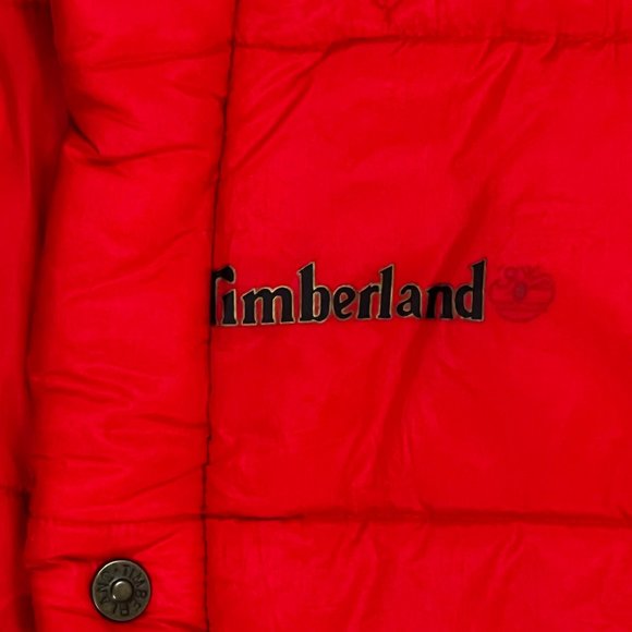 Timberland Vintage Red XS Puffer Vest - Picture 2 of 7